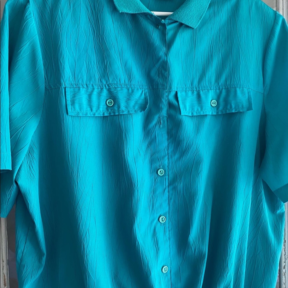 Teal pullover - Picture 2 of 3